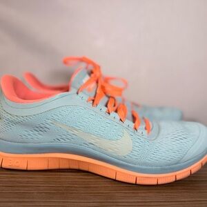 Women's Nike Free 3 V5 Glacier Ice Running Shoes Size 10